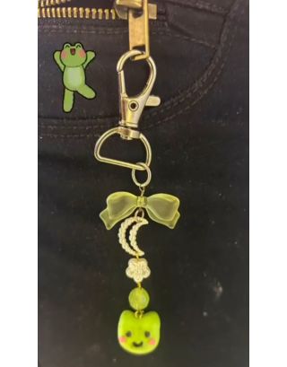 Froggy Moonlight Keychain