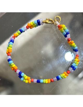 Rainbow Beaded Bracelet