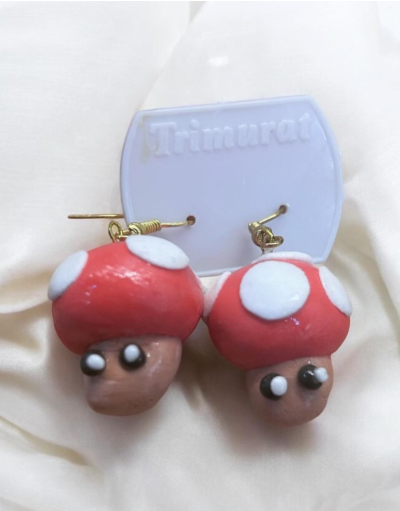 Mario Mushroom Earrings