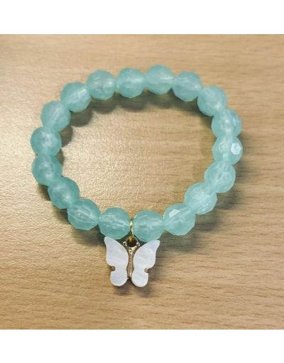 Glow In The Butterfly Charm Bracelet