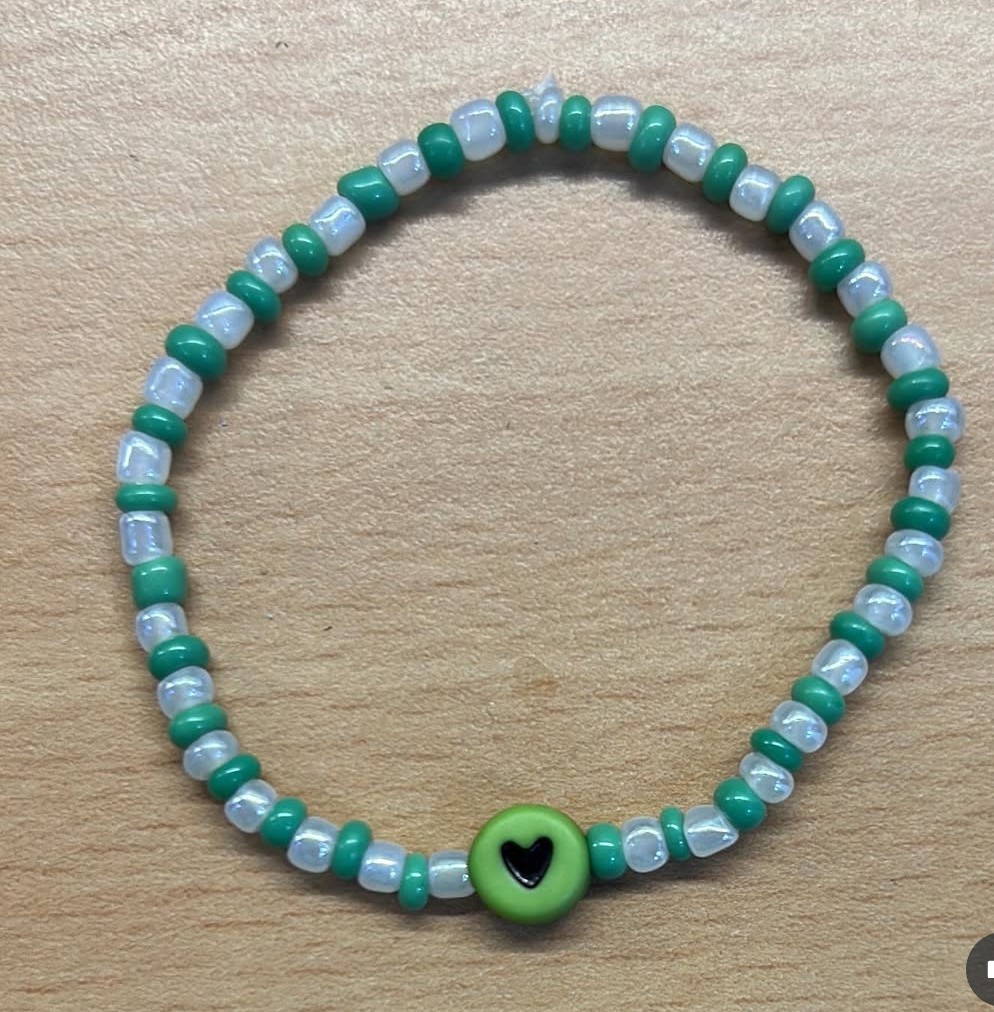Heart Beaded Bracelet