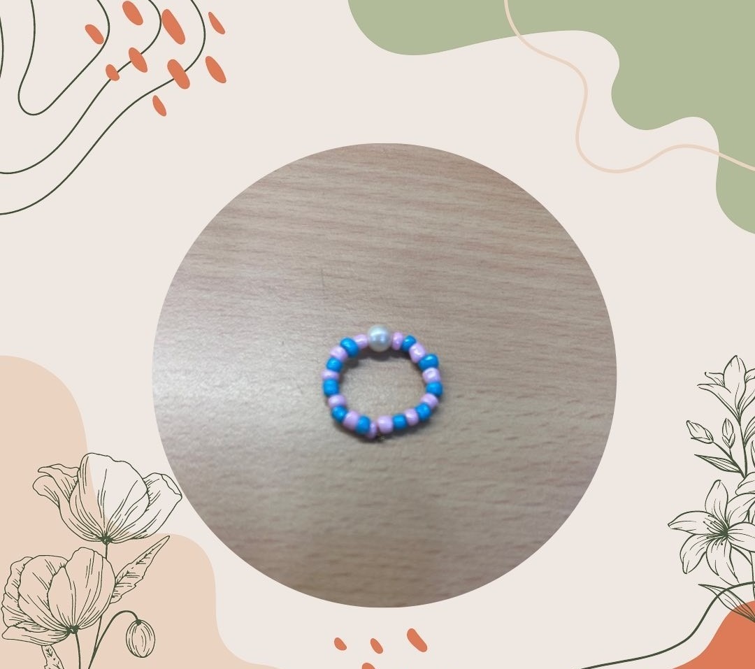 Pastel Beaded Ring