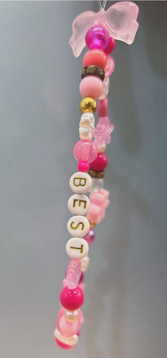 Multicolour Dreamy Phone Charm-Pink